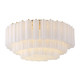 Crystorama - ADD-331-AG-WH - 16 Light Flush Mount - Addis - Aged Brass