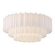 Crystorama - ADD-331-CH-WH - 16 Light Flush Mount - Addis - Polished Chrome