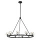 Crystorama - ARA-10265-MK - LED Chandelier - Aragon - Matte Black