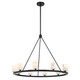Crystorama - ARA-10265-MK-ST - LED Chandelier - Aragon - Matte Black