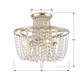 Arcadia Three Light Semi Flush Mount (ARC-1900-SA-CL-MWP)
