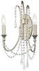Arcadia Two Light Wall Sconce (ARC-1902-SA-CL-MWP)
