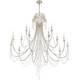 Crystorama - ARC-1919-SA-CL-MWP - 15 Light Chandelier - Arcadia - Antique Silver