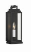 Crystorama - ASP-8911-MK - One Light Outdoor Wall Sconce - Aspen - Matte Black