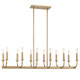 Crystorama - BAI-A2112-AG - 12 Light Chandelier - Bailey - Aged Brass