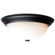 Three Light Flush Mount (60-129)