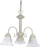 Nuvo Lighting - 60-188 - Three Light Chandelier - Ballerina - Textured White