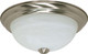 Nuvo Lighting - 60-197 - Two Light Flush Mount - Brushed Nickel