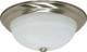 Nuvo Lighting - 60-199 - Three Light Flush Mount - Brushed Nickel