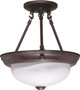 Nuvo Lighting - 60-208 - Two Light Semi Flush Mount - Old Bronze
