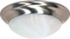 Nuvo Lighting - 60-285 - Three Light Flush Mount - Twist and Lock Brushed Nickel - Brushed Nickel