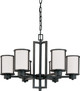 Nuvo Lighting - 60-2975 - Six Light Chandelier - Odeon - Aged Bronze