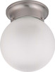 Nuvo Lighting - 60-3249 - One Light Flush Mount - Close to Ceiling Brushed Nickel - Brushed Nickel