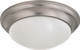 Nuvo Lighting - 60-3272 - Two Light Flush Mount - Close to Ceiling Brushed Nickel - Brushed Nickel