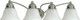 Nuvo Lighting - 60-343 - Four Light Vanity - Empire - Brushed Nickel