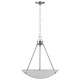 Pendants Brushed Nickel Three Light Pendant (60-370)