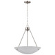 Pendants Brushed Nickel Three Light Pendant (60-370)