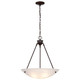 Pendants Old Bronze Three Light Pendant (60-371)