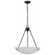 Pendants Old Bronze Three Light Pendant (60-371)
