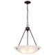Pendants Old Bronze Three Light Pendant (60-371)
