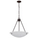 Pendants Old Bronze Three Light Pendant (60-371)