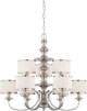 Nuvo Lighting - 60-4739 - Nine Light Chandelier - Candice - Brushed Nickel