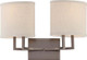 Nuvo Lighting - 60-4852 - Two Light Vanity - Gemini - Hazel Bronze