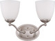 Nuvo Lighting - 60-5032 - Two Light Vanity - Patton - Brushed Nickel
