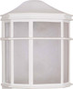 Nuvo Lighting - 60-537 - One Light Wall Lantern - Cage Lantern - White