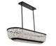 Allegri - 037361-052-FR001 - Seven Light Island Pendant - Terzo - Matte Black W Polished Chrome