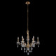 Allegri - 039071-032-FR001 - Six Light Chandelier - Venere - Historic Brass