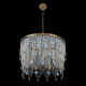 Allegri - 039656-044-FR001 - Seven Light Pendant - Vezzo - Winter Brass