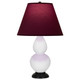 Robert Abbey - DY11P - One Light Accent Lamp - Small Double Gourd - Daisy Glazed Ceramic w/Deep Patina Bronze