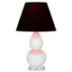 Robert Abbey - DY13K - One Light Accent Lamp - Small Double Gourd - Daisy Glazed Ceramic w/Lucite