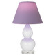 Robert Abbey - DY13L - One Light Accent Lamp - Small Double Gourd - Daisy Glazed Ceramic w/Lucite