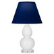 Robert Abbey - DY13N - One Light Accent Lamp - Small Double Gourd - Daisy Glazed Ceramic w/Lucite