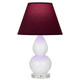 Robert Abbey - DY13P - One Light Accent Lamp - Small Double Gourd - Daisy Glazed Ceramic w/Lucite