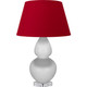 Robert Abbey - DY23R - One Light Table Lamp - Double Gourd - Daisy Glazed Ceramic w/Lucite