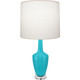 Robert Abbey - EB35 - One Light Accent Lamp - Small Emma - Egg Blue Glazed Ceramic w/Polished Nickel