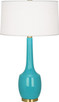 Robert Abbey - EB701 - One Light Table Lamp - Delilah - Egg Blue Glazed Ceramic
