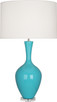 Robert Abbey - EB980 - One Light Table Lamp - Audrey - Egg Blue Glazed Ceramic