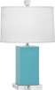 Robert Abbey - EB990 - One Light Accent Lamp - Small Harvey - Egg Blue Glazed Ceramic