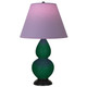 Robert Abbey - JU11L - One Light Accent Lamp - Small Double Gourd - Jungle Glazed Ceramic w/Deep Patina Bronze