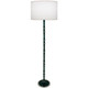 Robert Abbey - JU74 - One Light Floor Lamp - Kane - Jungle w/Polished Nickel