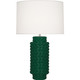 Robert Abbey - JU800 - One Light Table Lamp - Dolly - Jungle Glazed Textured Ceramic
