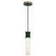 Robert Abbey - JU86 - One Light Pendant - Kane - Jungle w/Polished Nickel