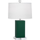 Robert Abbey - JU990 - One Light Accent Lamp - Small Harvey - Jungle Glazed Ceramic