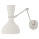Robert Abbey - LY19LY - One Light Wall Sconce - Clare - Polished Nickel w/Lily Painted