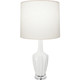 Robert Abbey - LY35 - One Light Accent Lamp - Small Emma - Lily Glazed Ceramic w/Polished Nickel