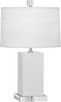 Robert Abbey - LY990 - One Light Accent Lamp - Small Harvey - Lily Glazed Ceramic